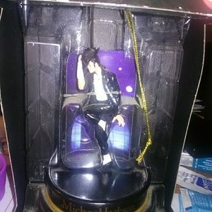 Christmas ornament feature Michael Jackson